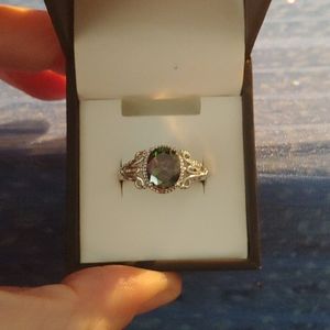 Oval Mystic Topaz - size 7